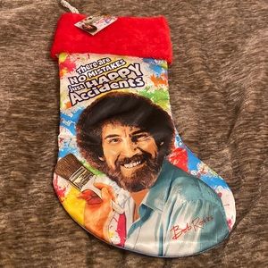 Bob Ross Christmas Stocking Decorations‎